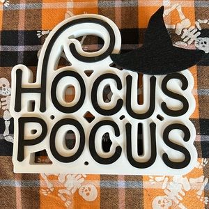 Hocus Pocus wooden sign